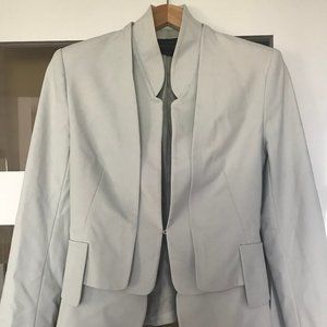 Debbie Shuchat light grey work jacket